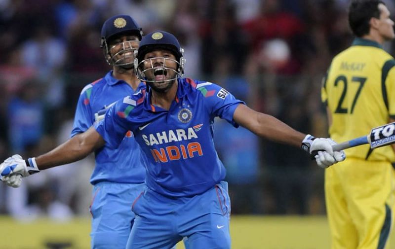 Rohit Sharma's first double century came against Australia